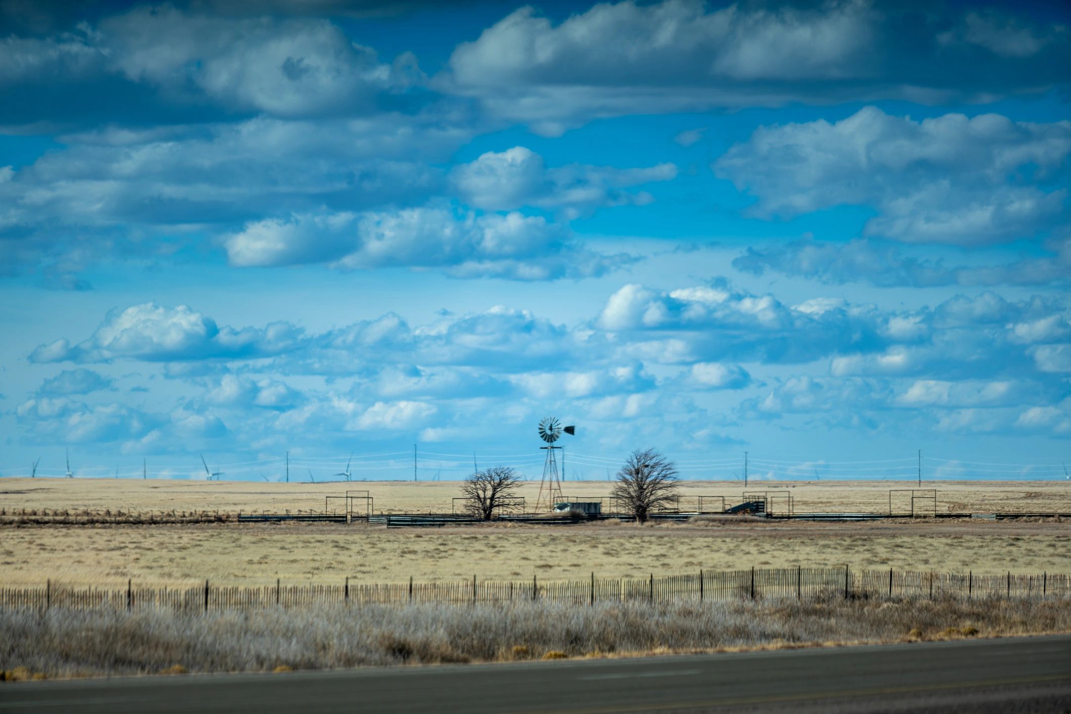 Rural ranch property showing open land and farm infrastructure