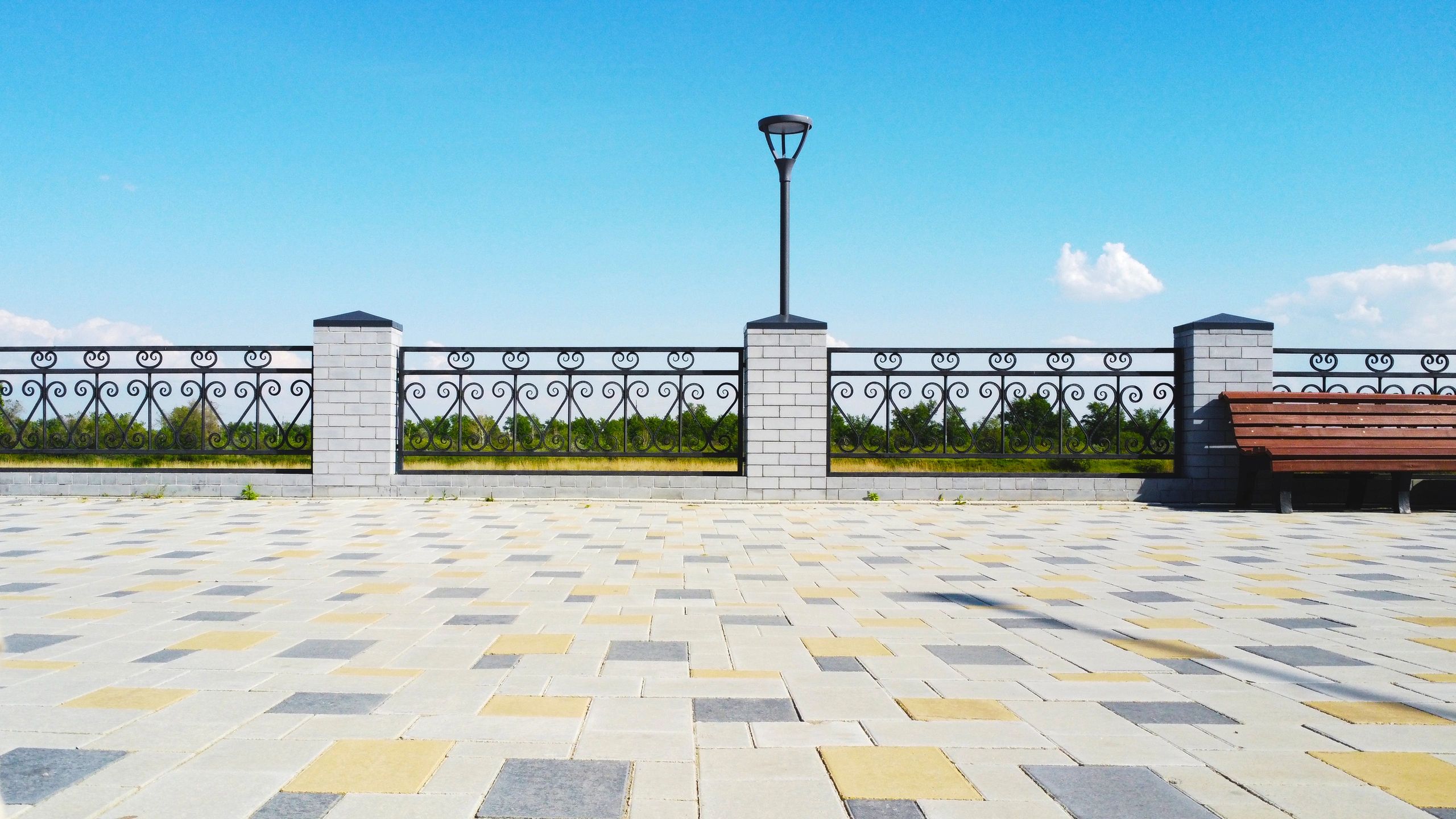 Flagstone and paved stone surface for outdoor landscaping inspiration